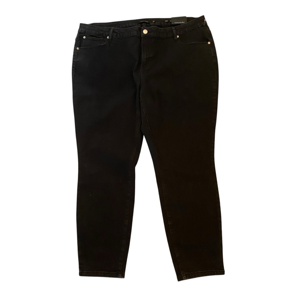 Tahari Black Kelly Jeans Midrise Skinny NWT